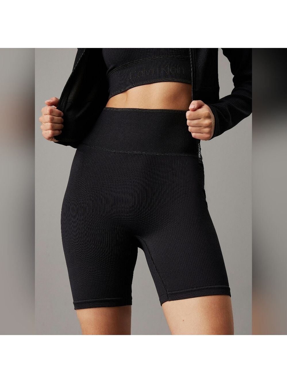 Calvin Klein Performance Ribbed Bike Shorts